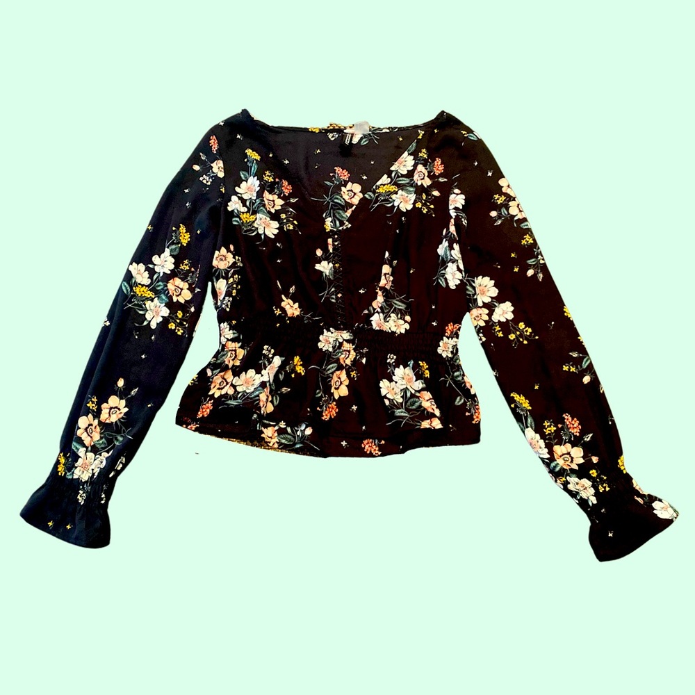 Floral boho top